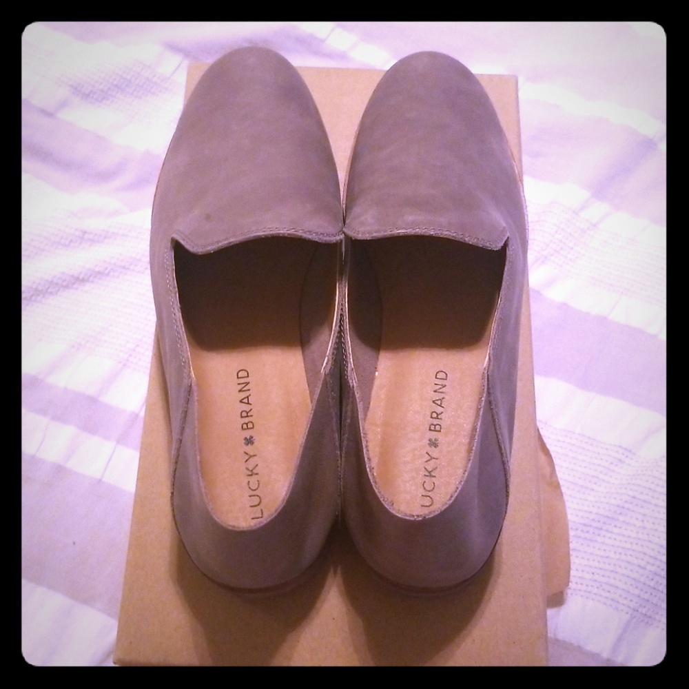 Lucky leather loafers - Driftwood/ Taupe